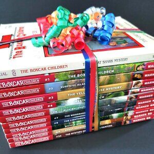 THE BOXCAR CHILDREN LOT OF 11 VINTAGE BOOKS AND SPECIAL EDITION CHANDLER WARNER
